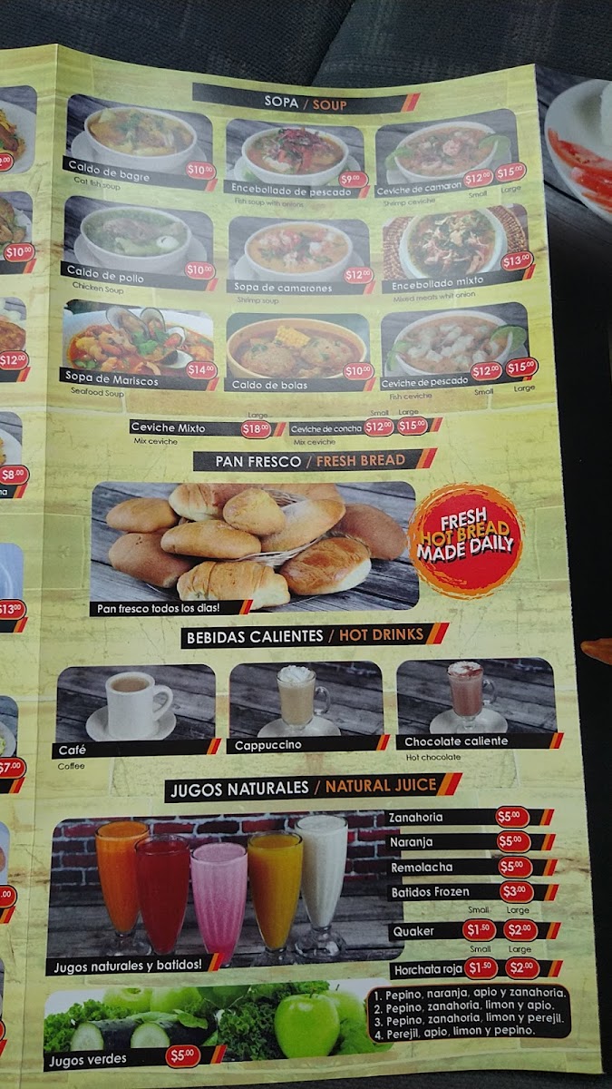 J&V Grill Restaurant Cafeteria Menu - Image 2