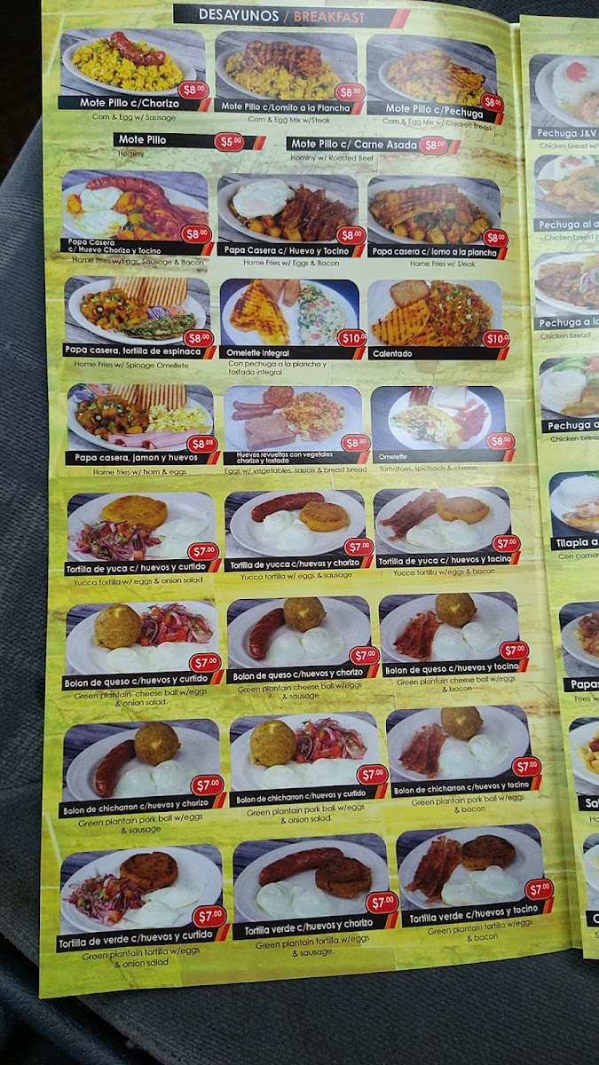 J&V Grill Restaurant Cafeteria Menu - Image 3